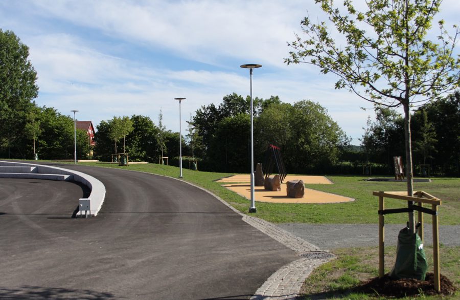 Asfaltering med avretting