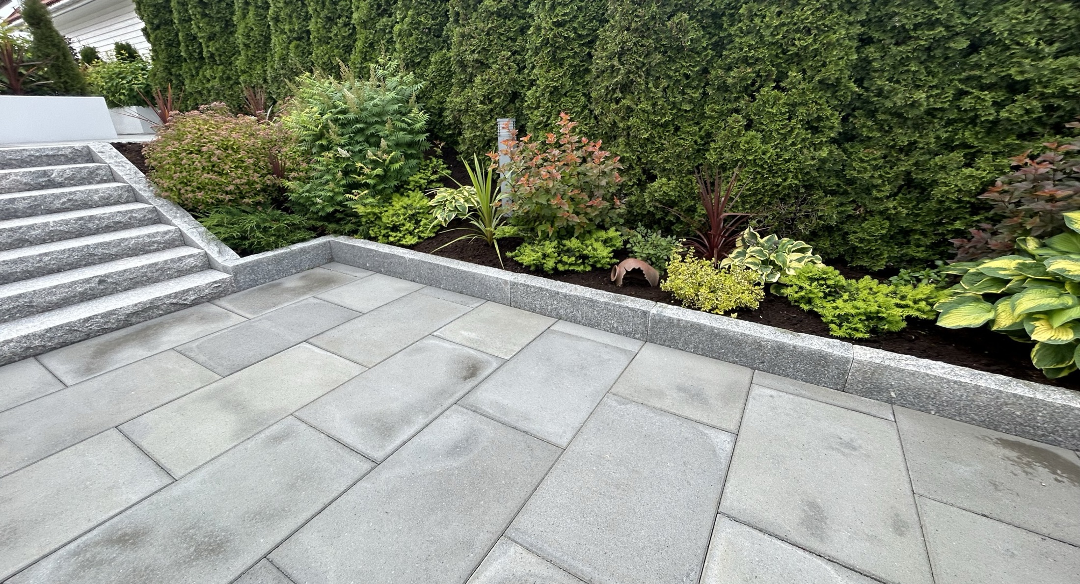 Trapp og Beplantning